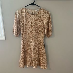 Love Fire leopard mini dress